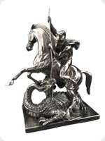 2018
Silver
St George & The Dragon Statue
