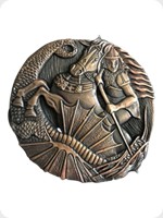 2005
Bronze
Triumph Of Good Over Evil - George And The Dragon Medal
