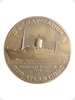 1939
Bronze
Launching Of The Paquebot Pasteur
