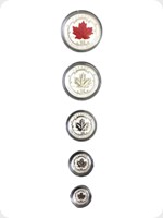 2015
Silver
Canadian Maple Leaf Fractional Set
