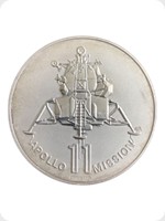 1969
Silver
Man�s First Moon Landing Commemorative Medal
