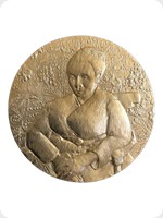1978
Gilt Bronze
Vincent Van Gogh Art Medal - La Berceuse
