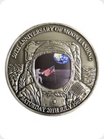 2019
Cupronickel
Moon Landing 50th Anniversary 3D Medal

