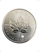 2019
Silver
Canadian Incuse Maple Silver Bullion
