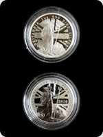 2020
Silver
Britannia Silver Proof Reverse Frosted - 2 Coin Set
