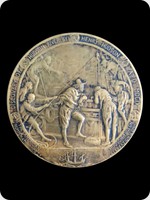1909
Bronze
Hudson Fulton Celebration (Halves Varient Obverse) Medal
