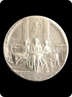 1909
Silver Plated
Hudson Fulton Celebration (Yonkers NY) Medal
