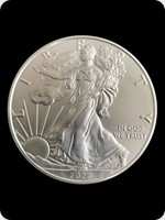 2020
Silver
US Eagle Silver Bullion
