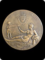 1896
Bronze
Opening Of The Town Hall Of The 10th Arrondissement, Paris Medal
