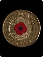 2012
Bronze
Remembrance Red Poppy Coin
