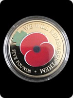 2020
Cupronickel
Poppy Coin - We Will Remember Them
