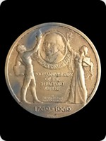 1969
Gilt Silver
William Shakespeare - 200th Anniversary Of The Stratford Jubilee
