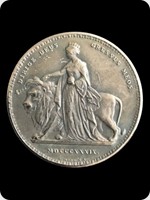 1839
Silver
Una And The Lion Restrike
