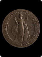 1953
Bronze
Queen Elizabeth II Coronation Commemorative Medal
