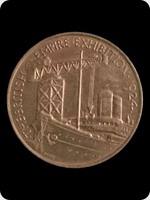 1924
Bronze
British Empire Exhibition - 'Keepsake Medal' No. 2
