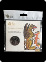 2021
Cupronickel
Queens Beasts 2021 - The Griffin Of Edward III Brilliant Uncirculated
